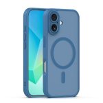 Nakładka Mag Matt do iPhone 16 6,1" ciemnoniebieska camera protection