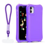 Nakładka SafePop ze smyczą do iPhone 11 fioletowa