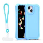 Nakładka SafePop ze smyczą do iPhone 13 6,1" niebieska