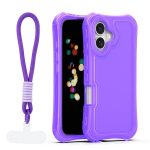 Nakładka SafePop ze smyczą do iPhone 16 6,1" fioletowa