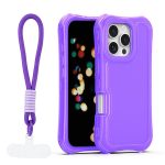 Nakładka SafePop ze smyczą do iPhone 16 Pro 6,3" fioletowa