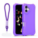 Nakładka SafePop ze smyczą do iPhone 17 6,3" fioletowa