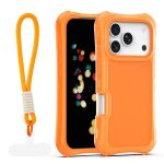 Nakładka SafePop ze smyczą do iPhone 17 Pro 6,3" pomarańczowa