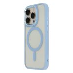 Nakładka Satin Elegant Mag do iPhone 15 6,1" niebieska