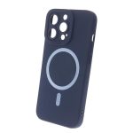 Nakładka Silicon Mag do iPhone 15 Plus 6,7" ciemnoniebieska