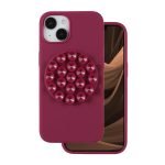 Nakładka Silicone Stick do iPhone 15 6,1" bordowa