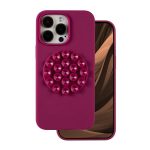 Nakładka Silicone Stick do iPhone 15 Pro 6,1" bordowa