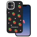 Nakładka Strawberry do iPhone 11 czarna