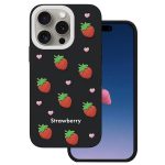Nakładka Strawberry do iPhone 14 Pro / 15 Pro 6,1" czarna