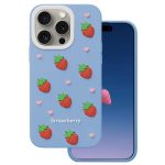 Nakładka Strawberry do iPhone 14 Pro / 15 Pro 6,1" niebieska
