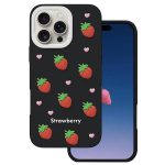 Nakładka Strawberry do iPhone 16 Pro Max 6,9" czarna