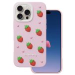 Nakładka Strawberry do iPhone 16 Pro Max 6,9" różowa
