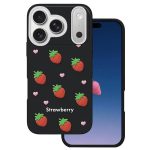 Nakładka Strawberry do iPhone 17 Pro 6,3'' czarna