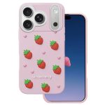 Nakładka Strawberry do iPhone 17 Pro 6,3'' różowa
