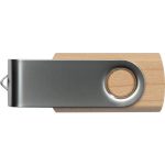 Pendrive drewniany 4GB 2.0 LESSINES - brązowy