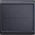 Power bank solarny, z recyklingu 10 000 mAh CRETE - czarny