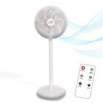Wentylator stojący WT114 55W 14" cyfrowy wyświetlacz, pilot, biały