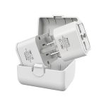 Yesido Uniwersalny Adapter MC25 750W 3A UK/EU/US/AU, WHITE / BIAŁY