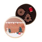 ZESTAW CZEKOLADEK CHRISTMAS TREE CHARMS WOODEN BOX - 0599/XMAS