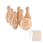 Zestaw mini kręgli z drewna sos - MO2434-40