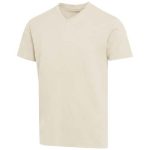 Balfour organiczna koszulka unisex z krótkim rękawem i dekoltem w serek, wykonana z materiału o gramaturze 200 g/m2, z certyf