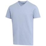 Balfour organiczna koszulka unisex z krótkim rękawem i dekoltem w serek, wykonana z materiału o gramaturze 200 g/m2, z certyf
