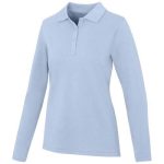 Damskie polo Calgary z długim rękawem 180 g/m2