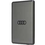 Powerbank Audi Big Logo MagSafe indukcyjny 15W 5000mAh - szary
