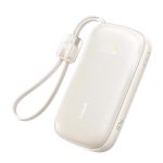 Powerbank Baseus EnerFill FC21 Qpow 3 Ultra 20000mAh 22.5W z wyświetlaczem z dołączonym kablem - beżowy