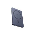 Powerbank Baseus PicoGo AM31 Qi2 5000mAh 20W ultracienki kompatybilny z MagSafe z podstawką z kablem plecionym Baseus Simple USB-C 20cm - szary