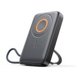 Powerbank Joyroom JR-PBM02 22,5W 10000mAh 3w1 indukcyjny magnetyczny kompatybilny z MagSafe z wbudowanym kablem - czarny