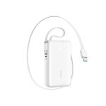 Powerbank Joyroom JR-PR2 35W 10000mAh z dwoma wbudowanymi kablami USB-C - biały
