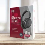 Słuchawki wokółuszne z hybrydowym ANC — Titanium/Dark Brown MIIEGO MOOVE 50 SILENCE — zdjęcie 8