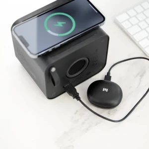 Głośnik 5 W, ładowarka i powerbank — czarny MIIEGO CHARGE&PLAY RE:DUCE — zdjęcie 5