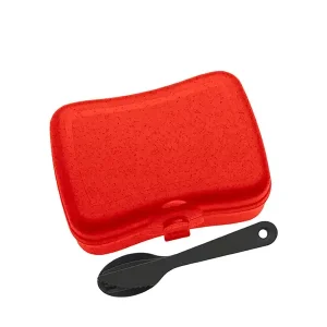 Lunchbox ze sztućcami KOZIOL BASIC READY — zdjęcie produktu