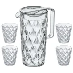 Zestaw dzbanka ze szklankami KOZIOL CRYSTAL — zdjęcie produktu