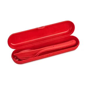 Sztućce w etui KOZIOL KLIKK READY — zdjęcie produktu