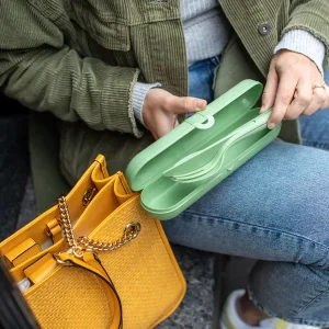Sztućce w etui KOZIOL KLIKK READY — zdjęcie produktu