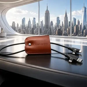 Kabel 60 W w skórzanym etui Le Sellier Le Sellier Etui 60W — zdjęcie produktu