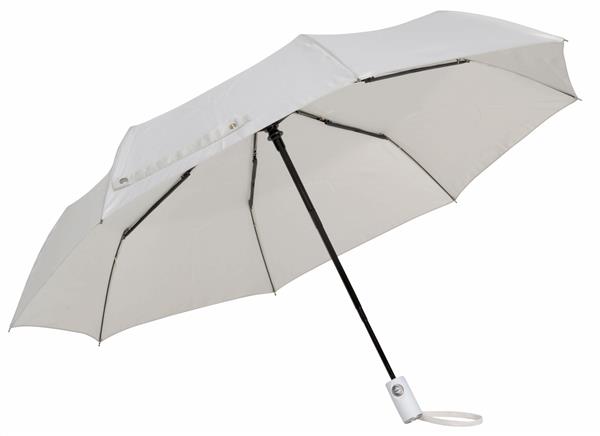 Automatyczny, wiatroodporny, składany parasol ORIANA, jasnobeżowy-2302976