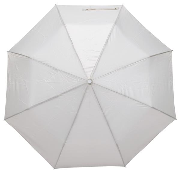 Składany parasol ORIANA, jasnobeżowy-597067