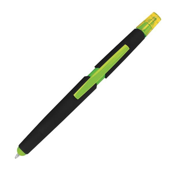 Długopis plastikowy do ekranów dotykowych z zakreślaczem-1559863